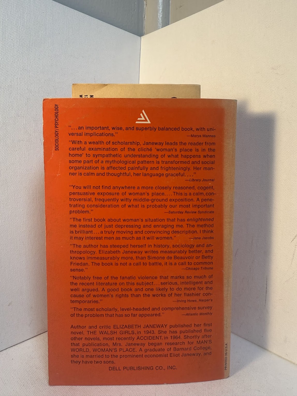 Man's World Woman's Place by Elizabeth Janeway