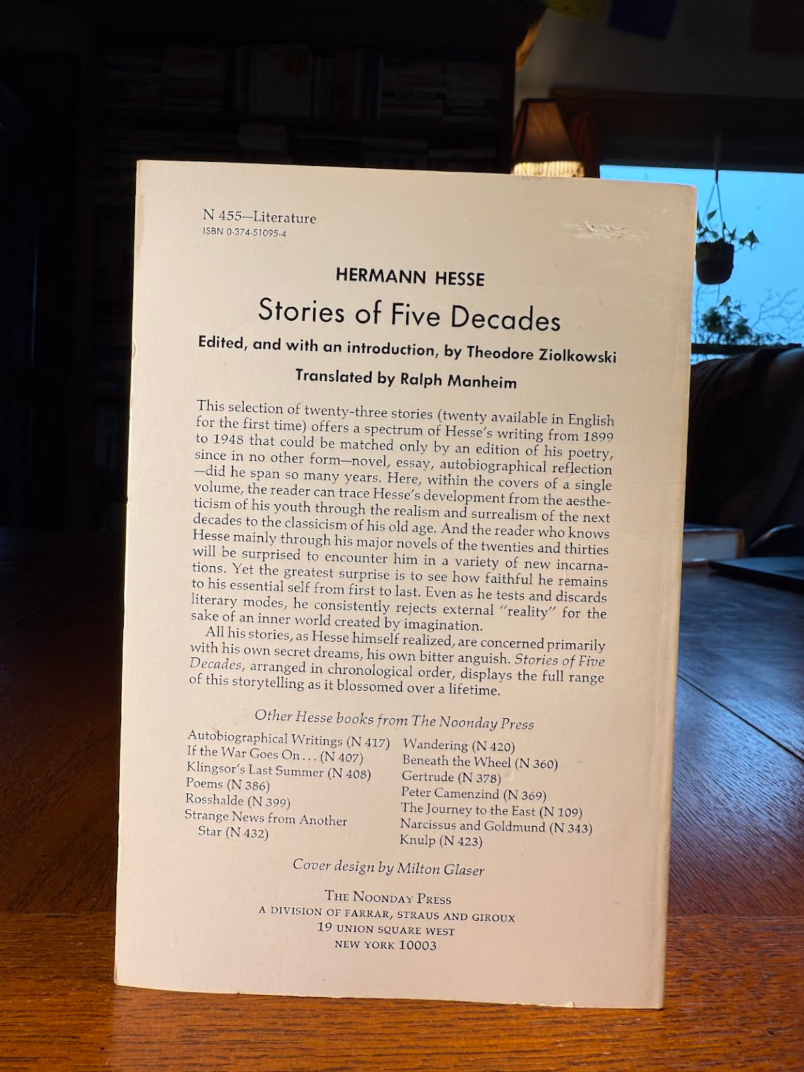 Stories of Five Decades by Hermann Hesse