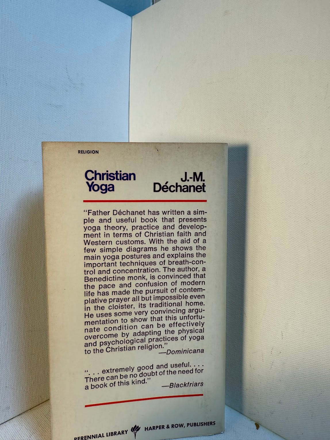 Christian Yoga by J.-M. Dechanet
