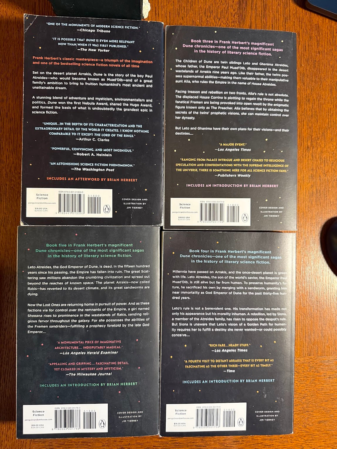 Dune 4 Book Set