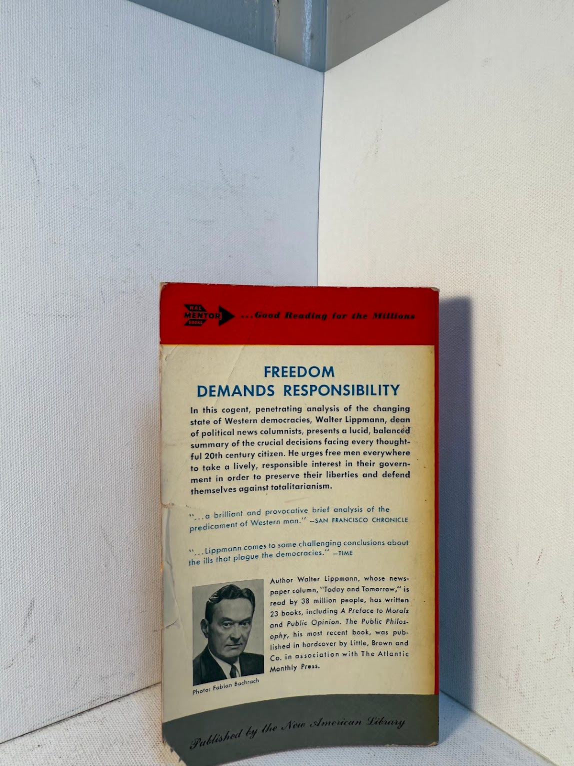 The Public Philosophy by Walter Lippmann