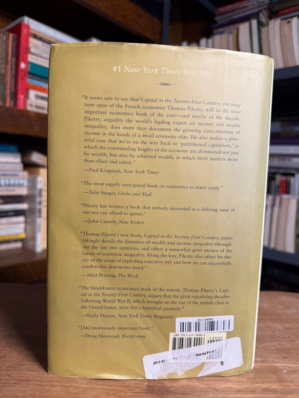 Capital in the Twenty-First Century by Thomas Piketty