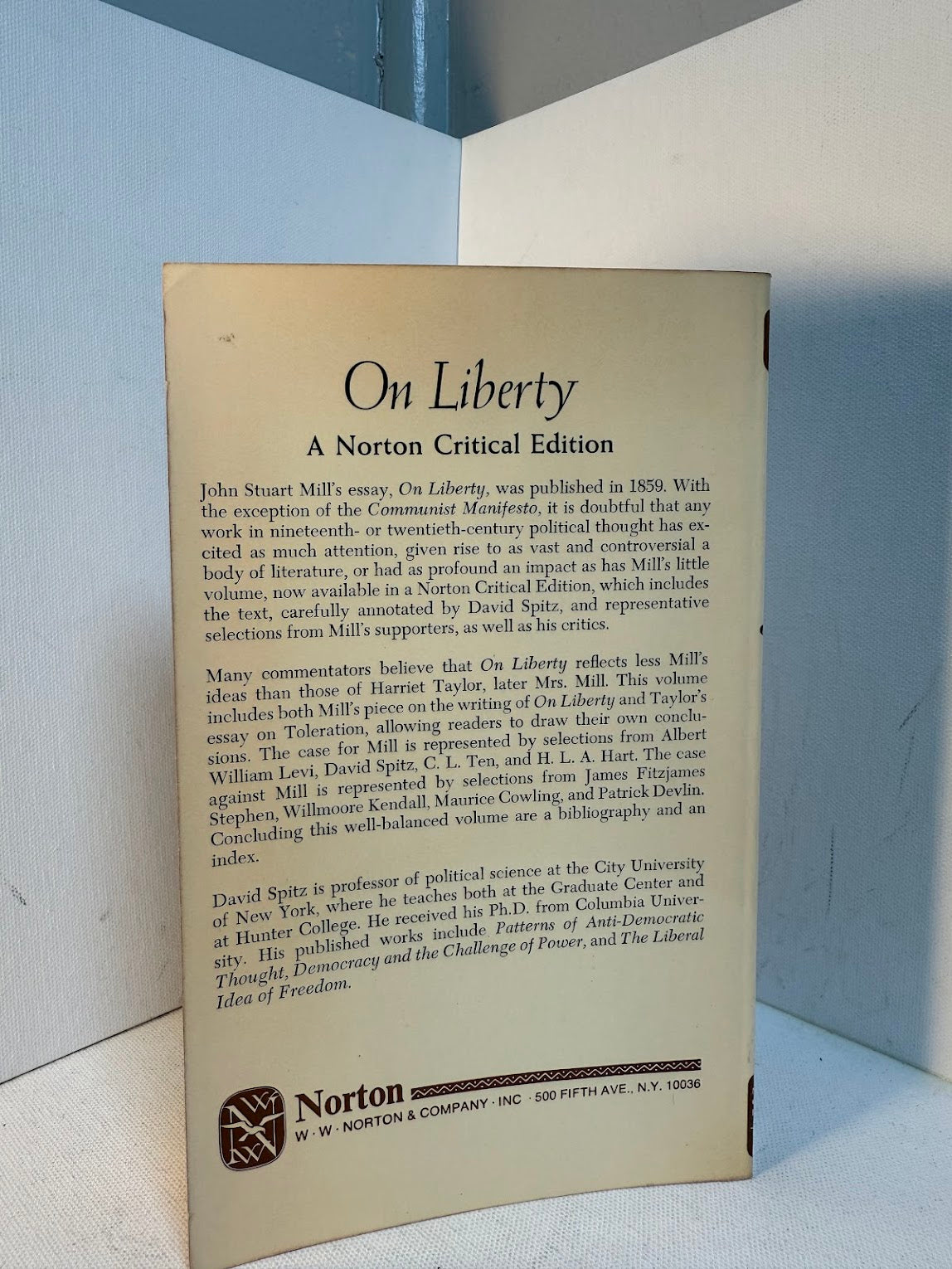 On Liberty by John Stuart Mill