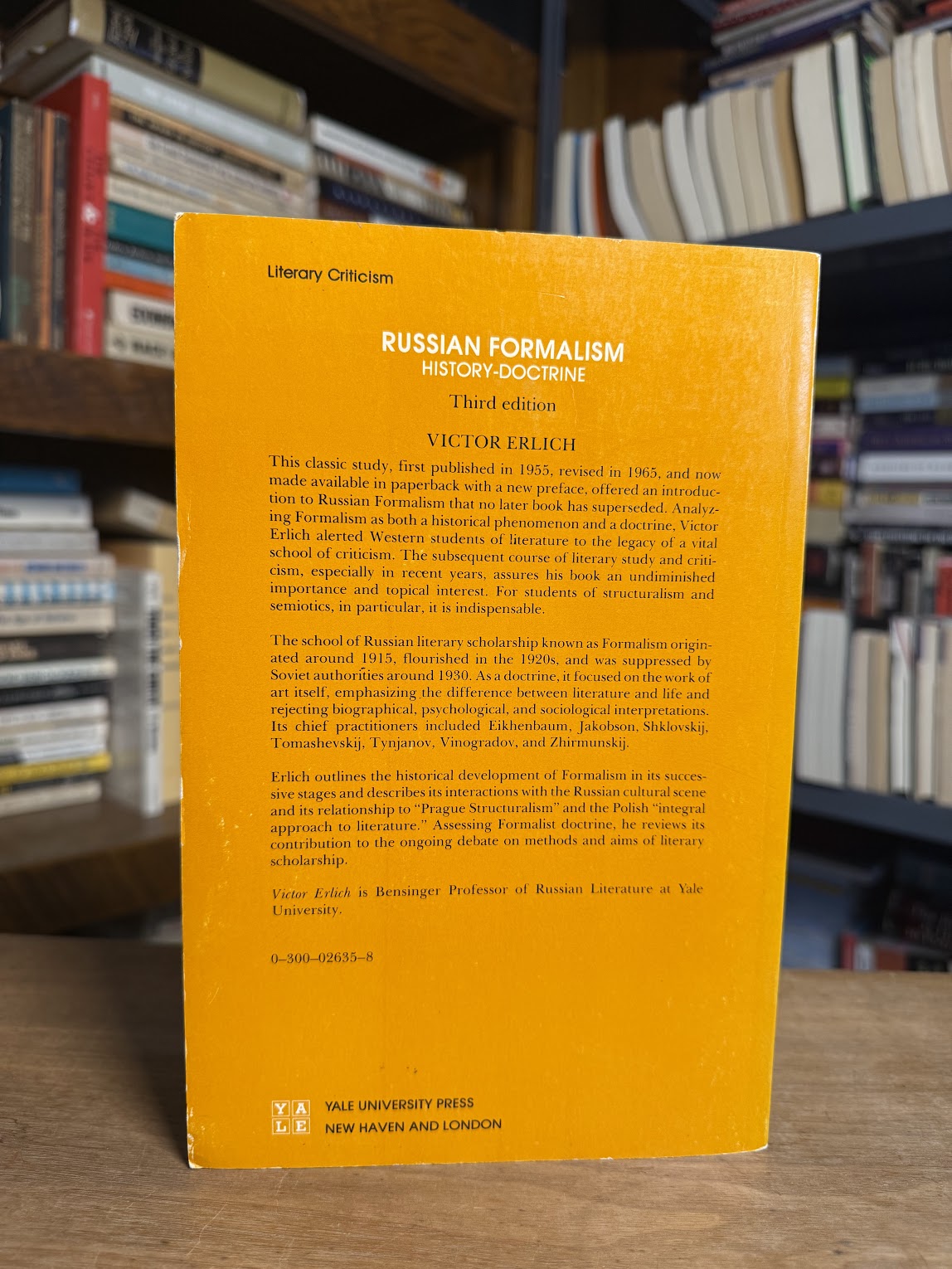 Russian Formalism History-Doctrine by Victor Erlich