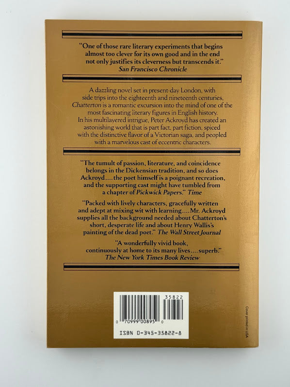 Chatterton by Peter Ackroyd