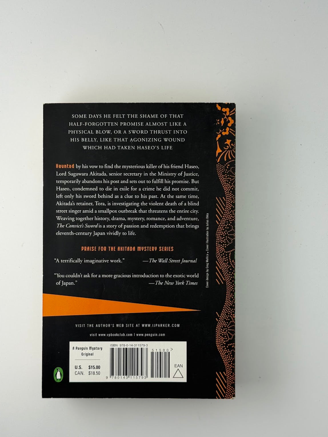 The Convict's Sword by I.J. Parker