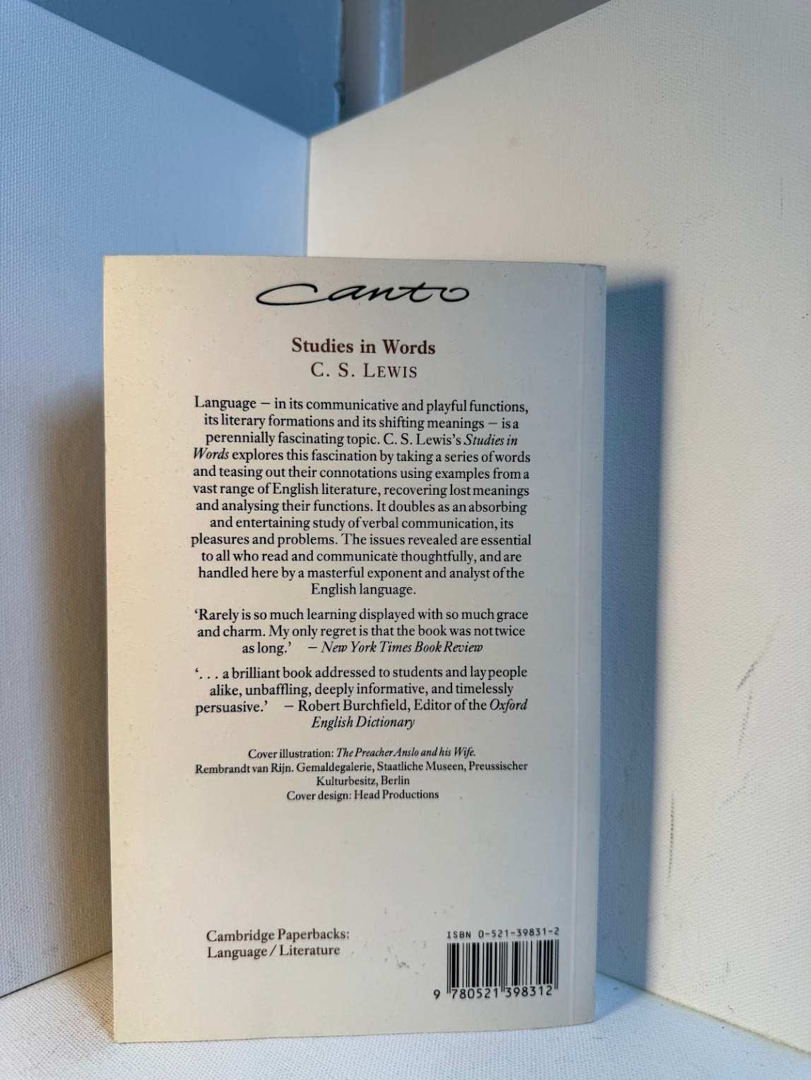 Studies in Words by C.S. Lewis