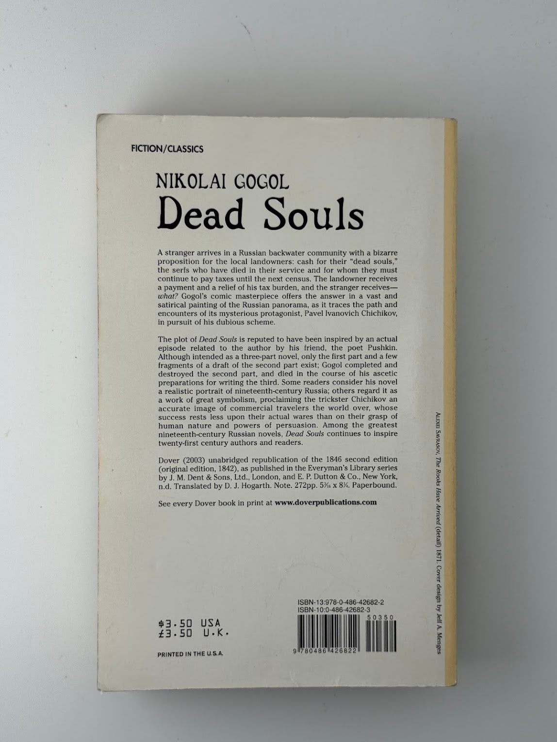 Dead Souls by Nikolai Gogol