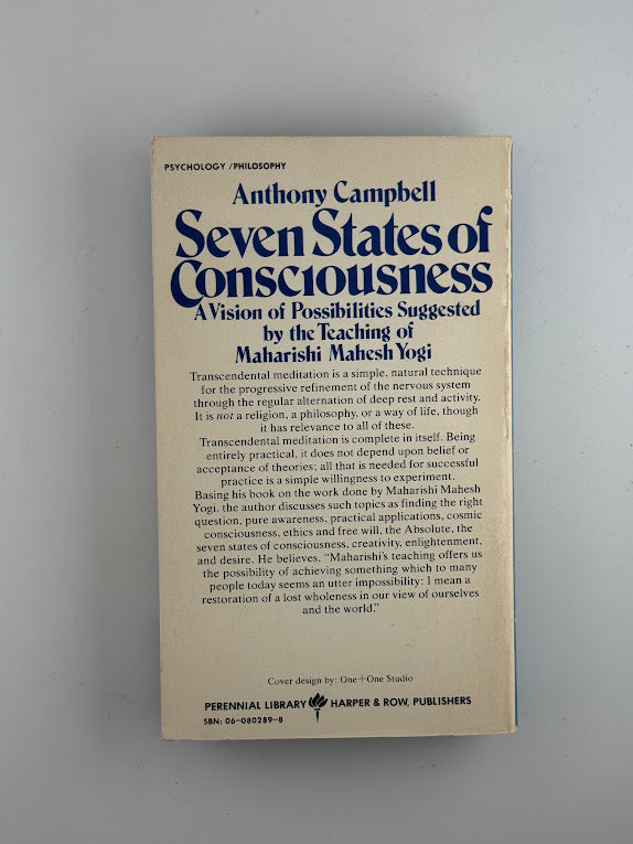 Seven States of Consciousness by Anthony Campbell