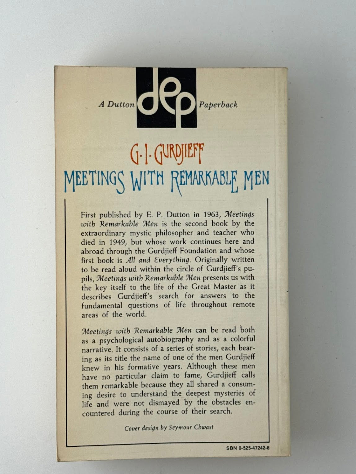 Meetings with Remarkable Men by Gurdjieff