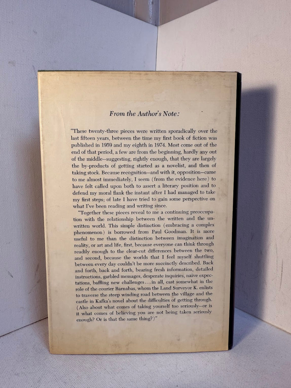 Reading Myself and Others by Philip Roth