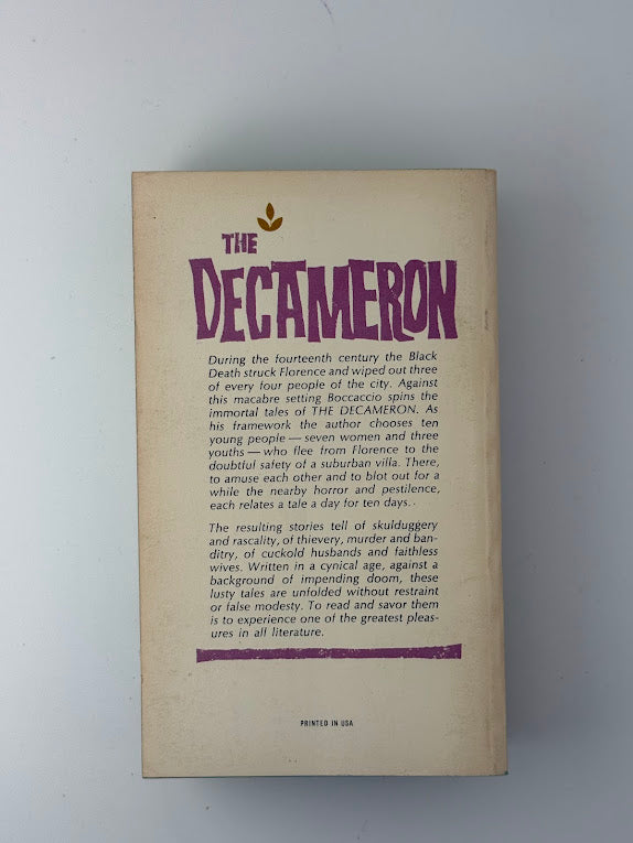 The Decameron of Giovanni Boccaccio