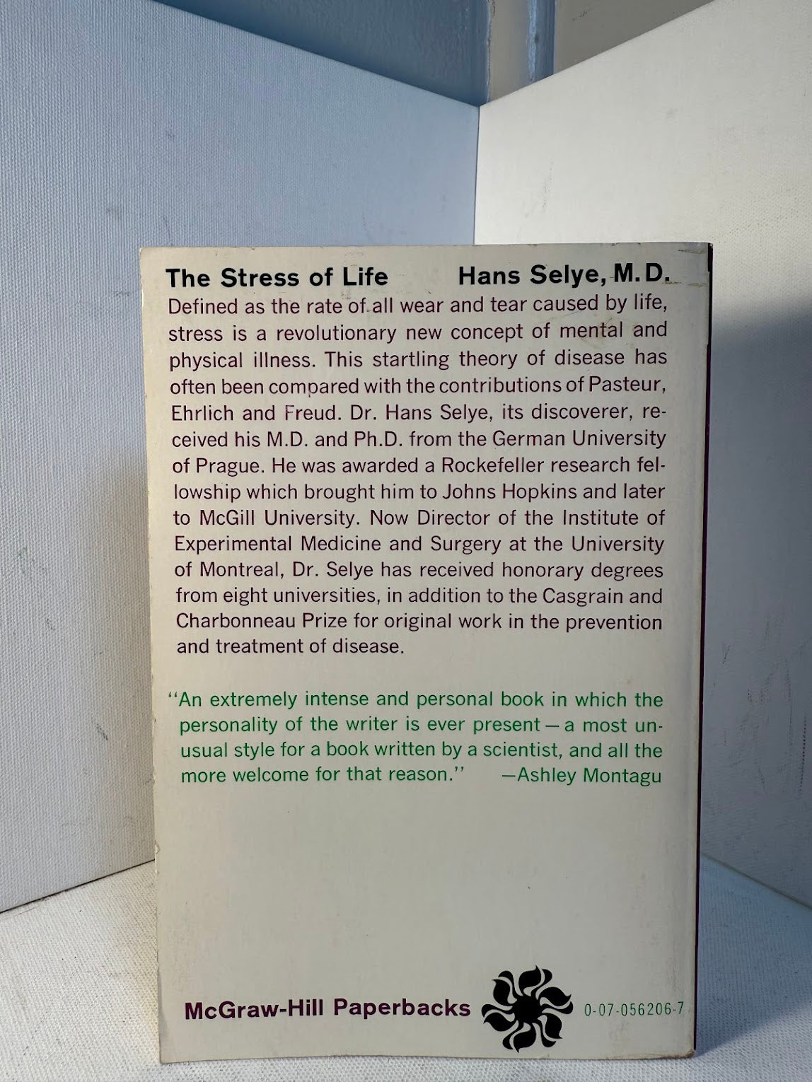 The Stress of Life by Hans Selye