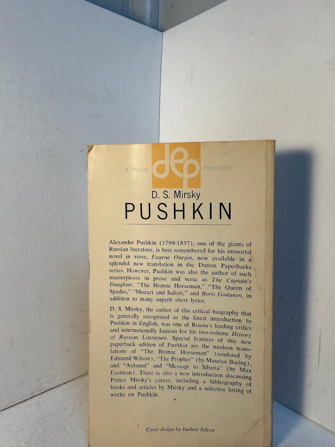 Pushkin by D.S. Mirsky