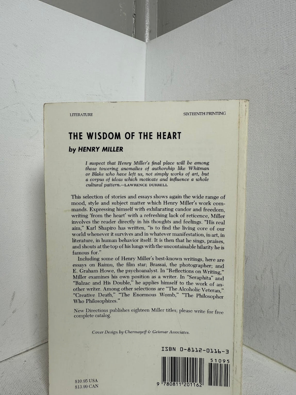 The Wisdom of the Heart by Henry Miller