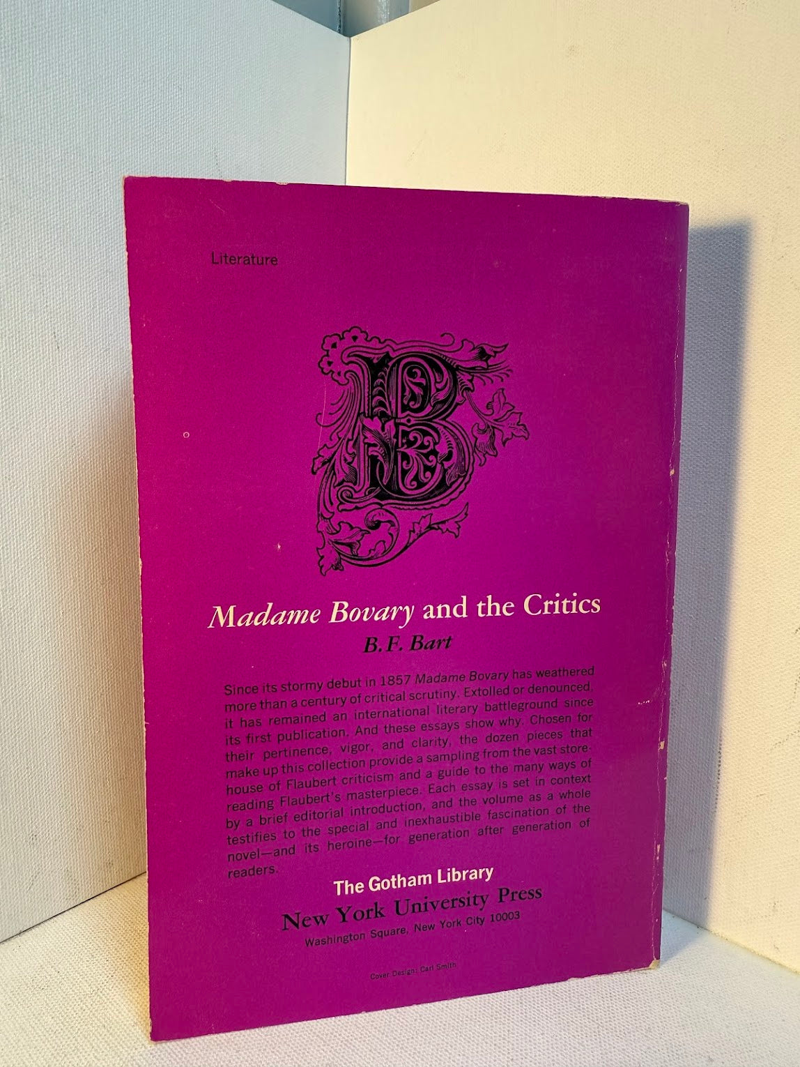 Madame Bovary and the Critics edited by B.F. Bart