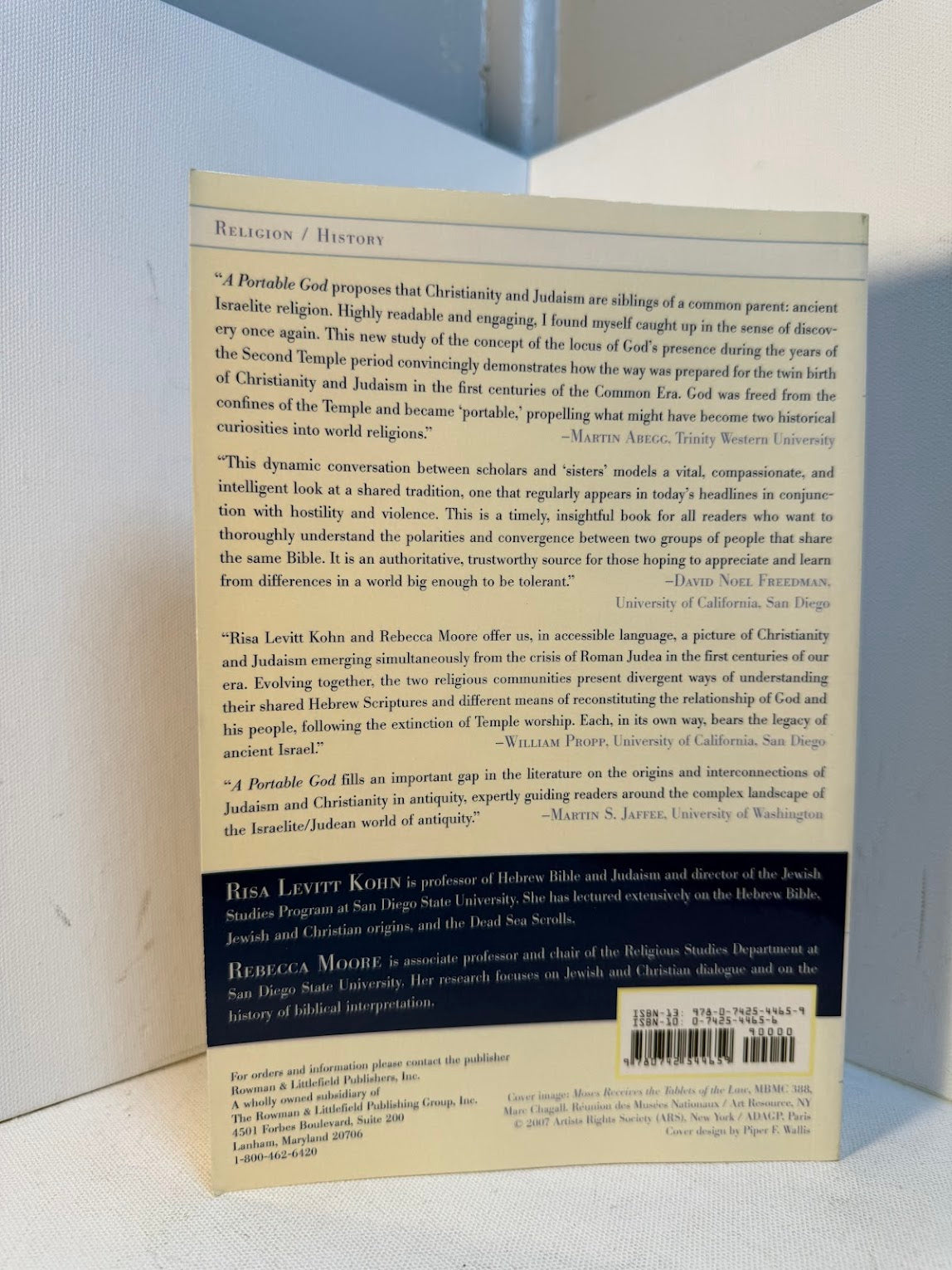 A Portable God by Risa Levitt Kohn and Rebecca Moore