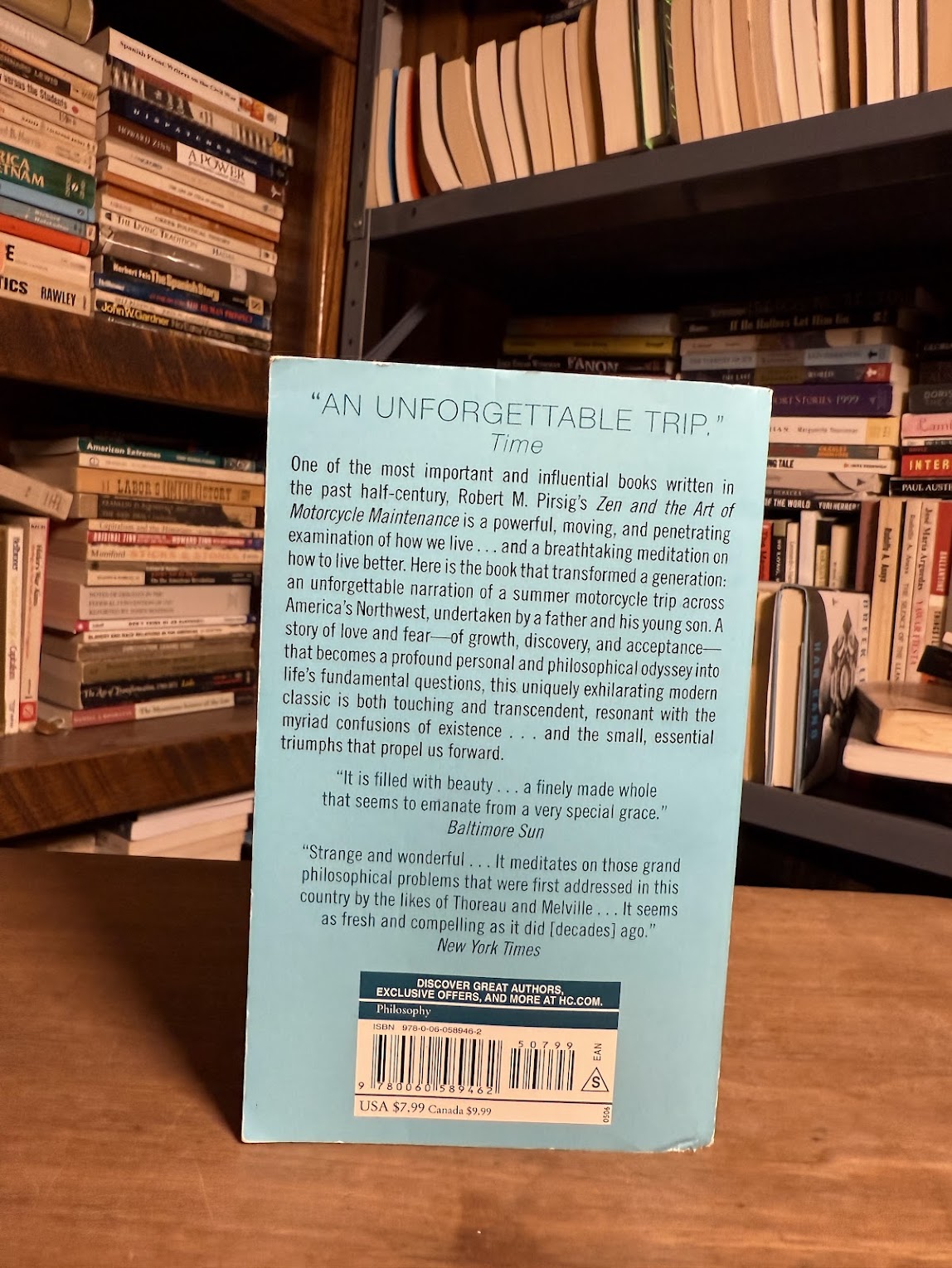 Zen and the Art of Motorcycle Maintenance by Robert Pirsig