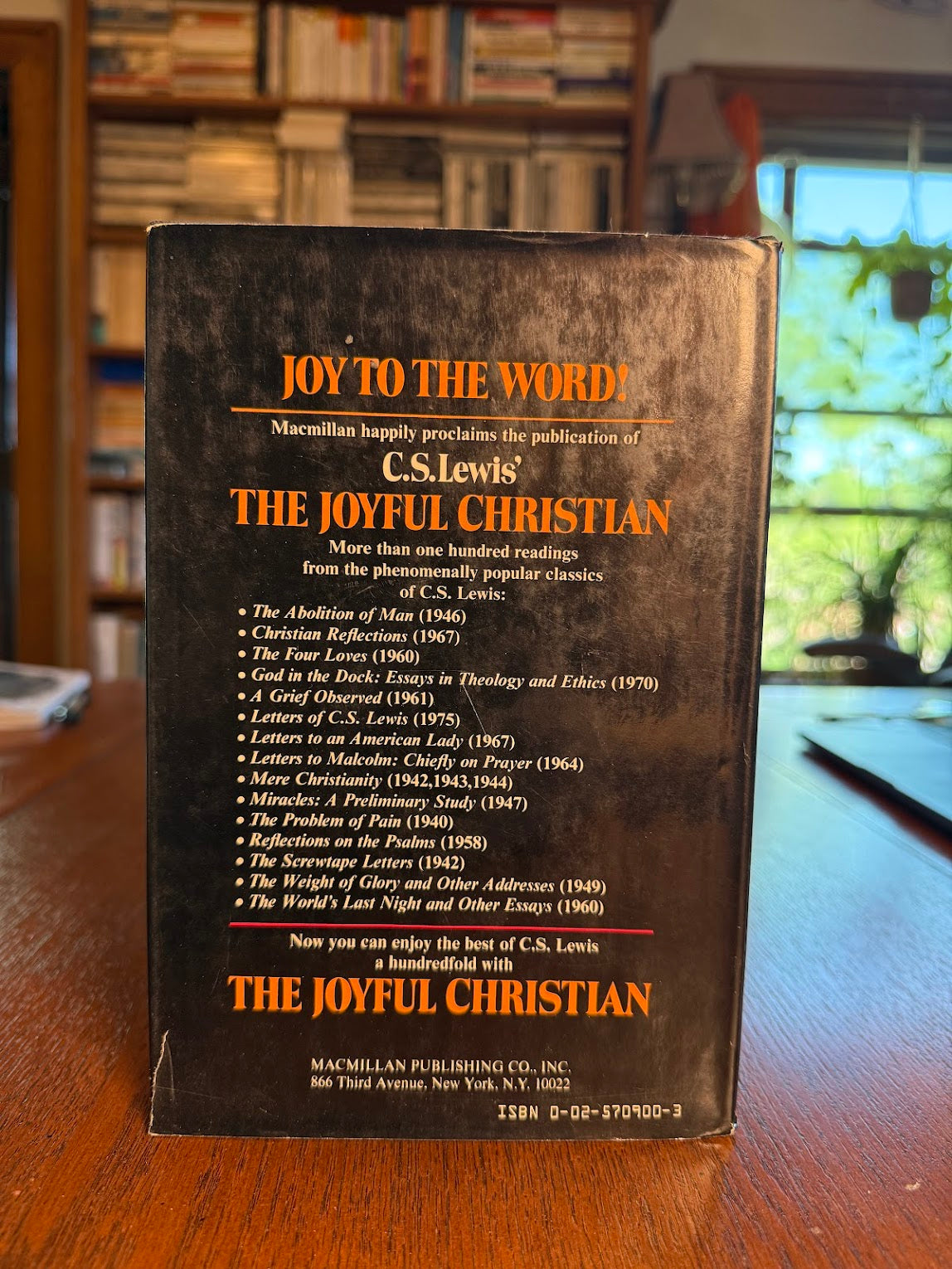 The Joyful Christian by C.S. Lewis