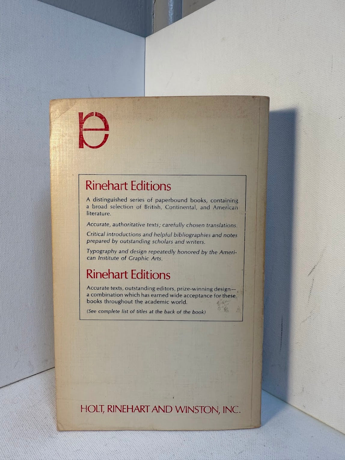 Rasselas, Poems and Selected Prose by Samuel Johnson