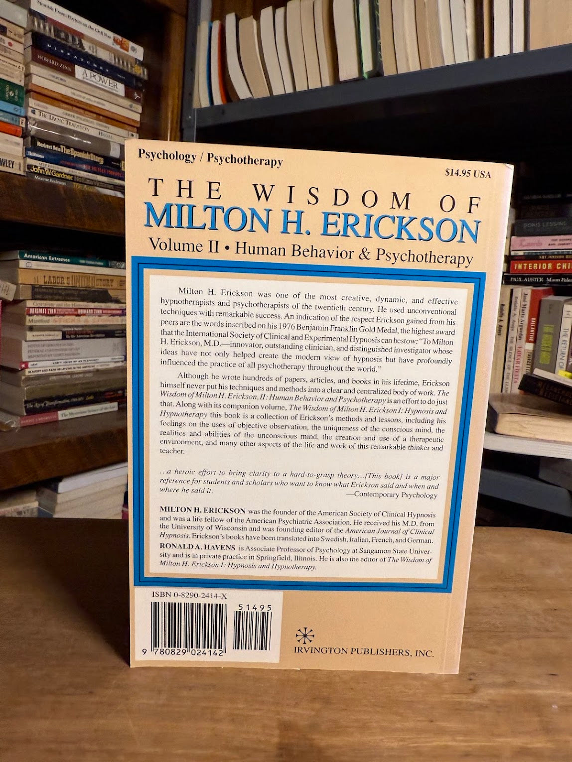 The Wisdom of Milton H. Erickson Volume 2