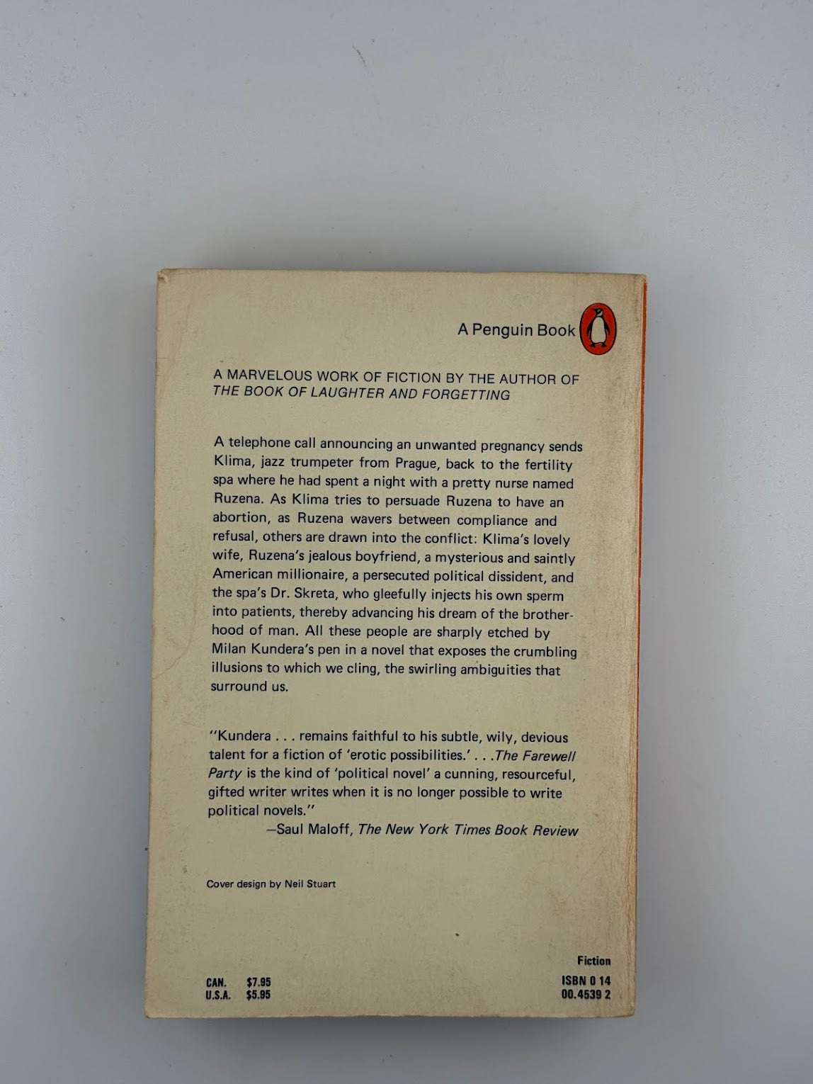 The Farewell Party by Milan Kundera