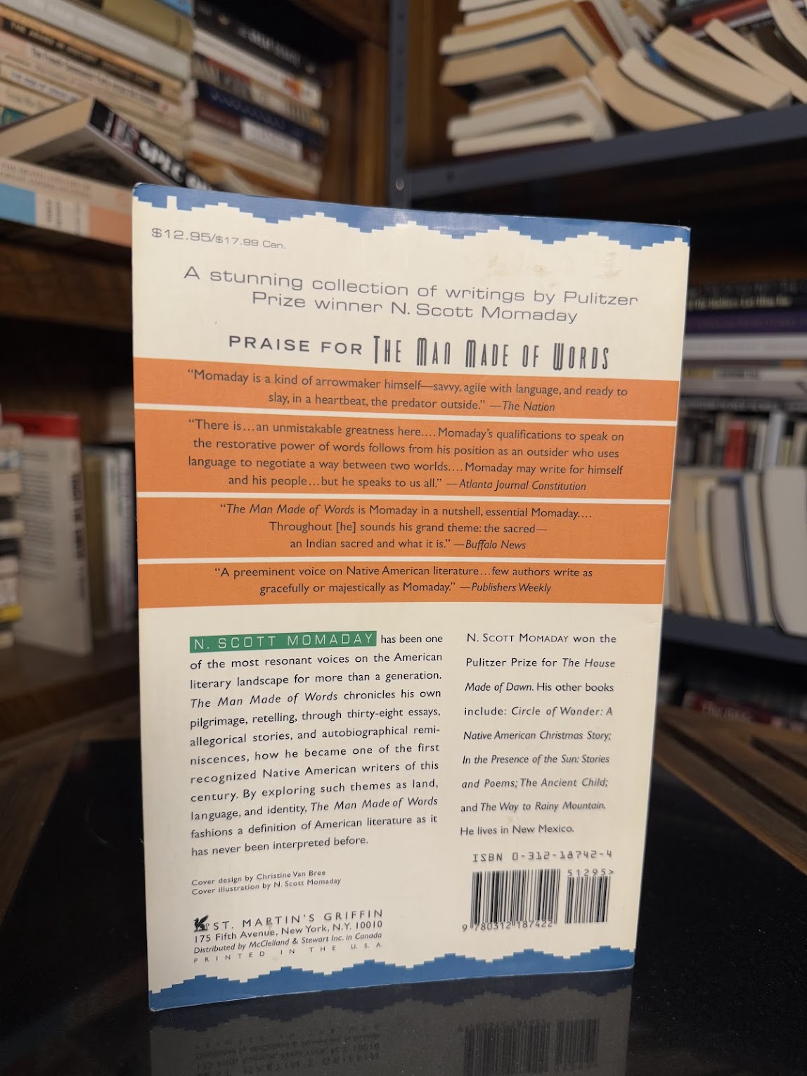 The Man Made of Words by N. Scott Momaday