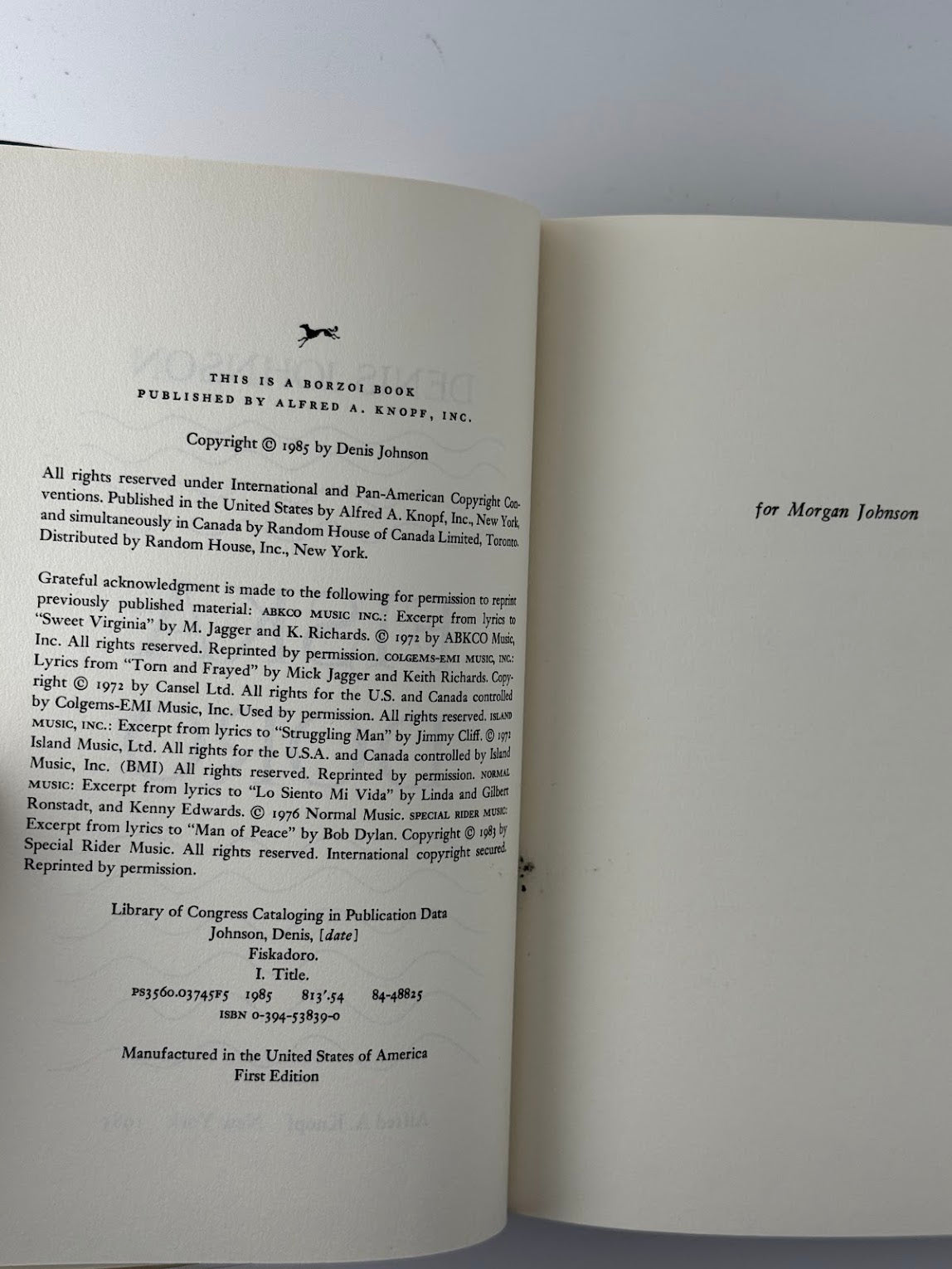 Fiskadoro by Denis Johnson