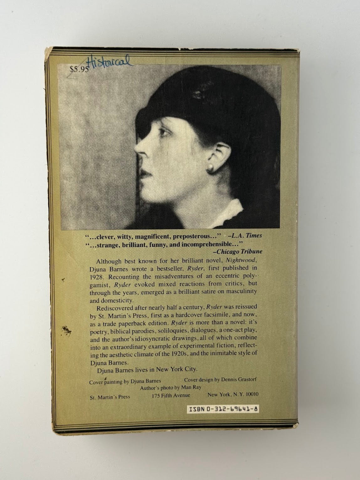 Ryder by Djuna Barnes