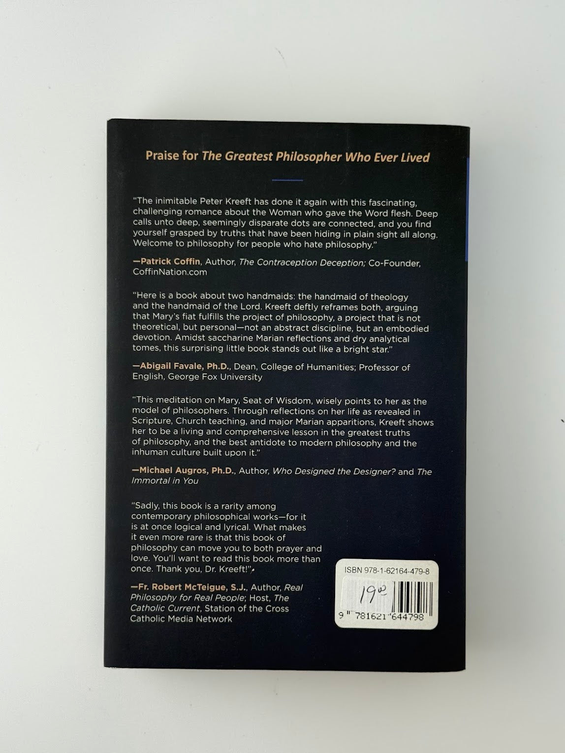 The Greatest Philosopher Who Ever Lived by Peter Kreeft
