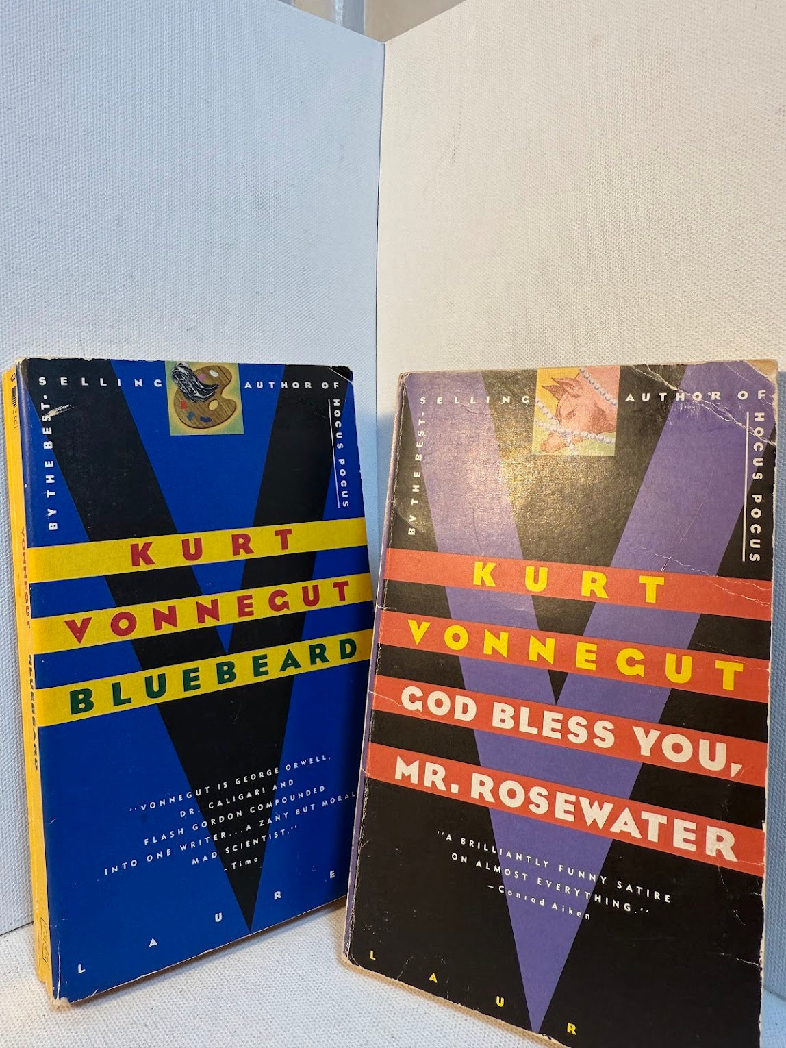 Bluebeard & God Bless You Mr. Rosewater by Kurt Vonnegut
