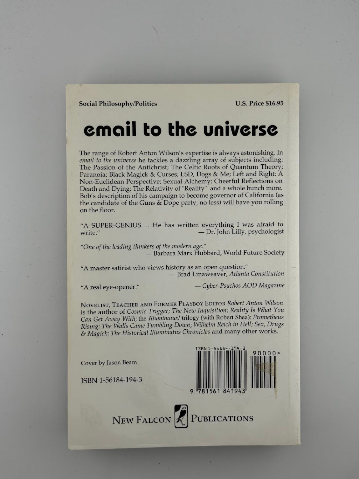 Email to the Universe by Robert Anton Wilson