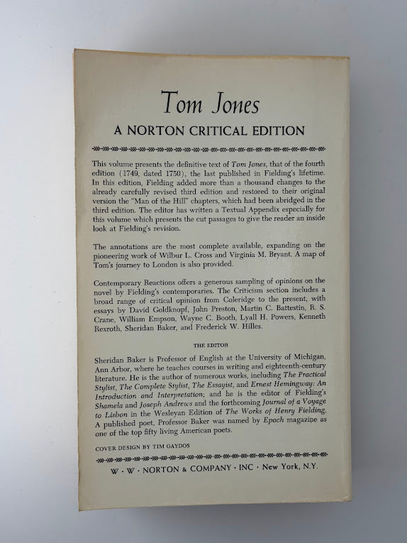 Tom Jones by Henry Fielding