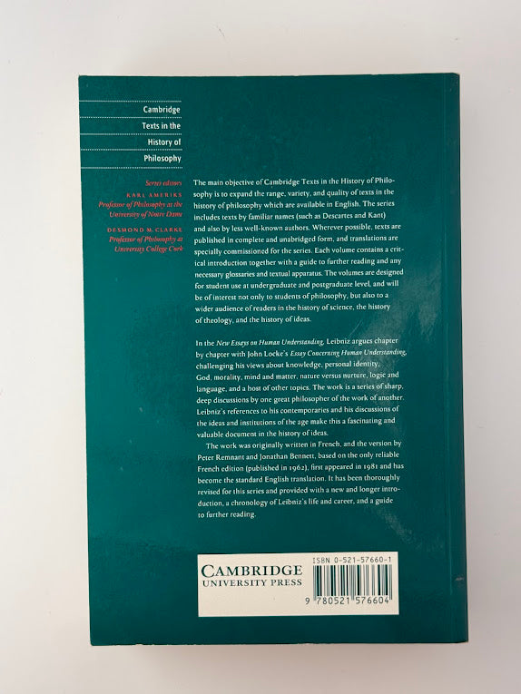 New Essays on Human Understanding by Leibniz