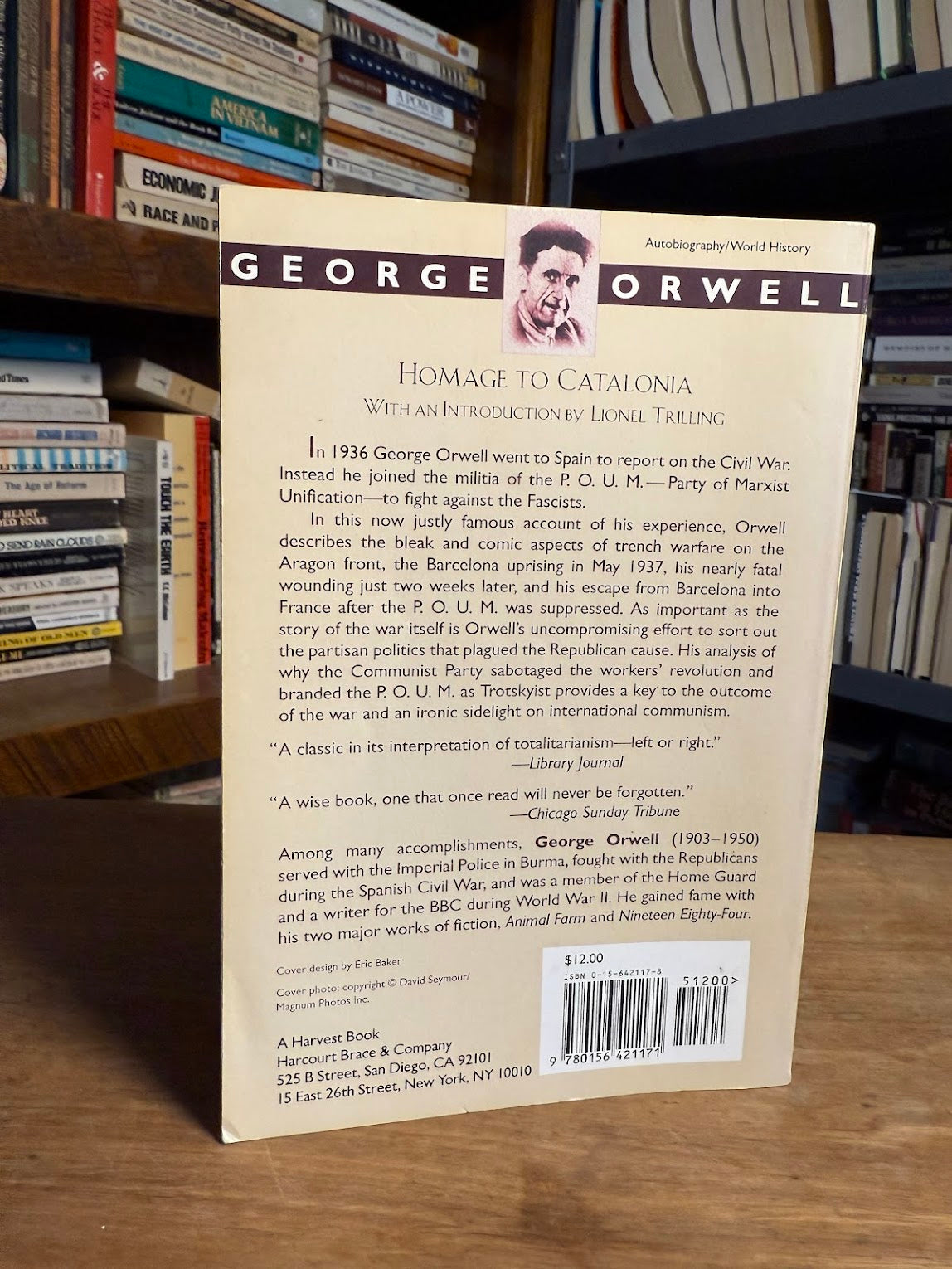 Homage to Catalonia by George Orwell