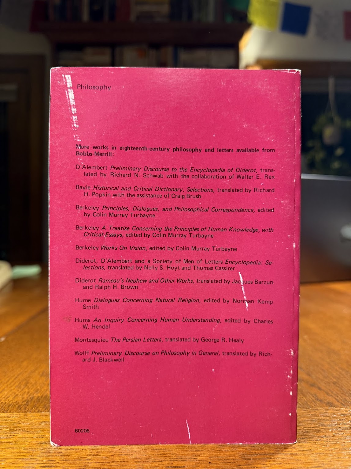 Three Dialogues Between Hylas and Philonous by Berkeley