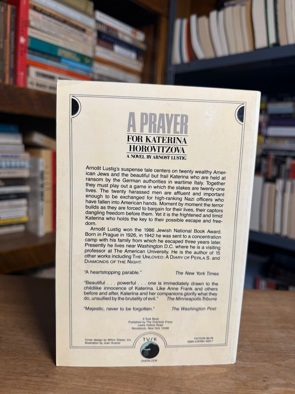 A Prayer for Katerina Horovitzona by Arnost Lustig