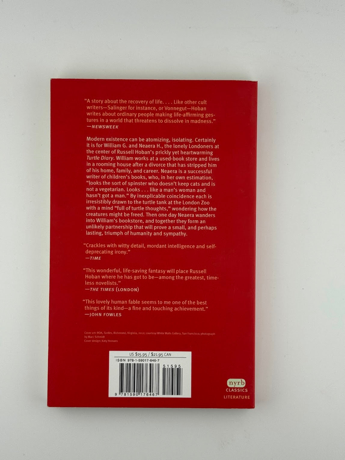 Turtle Diary by Russell Hoban
