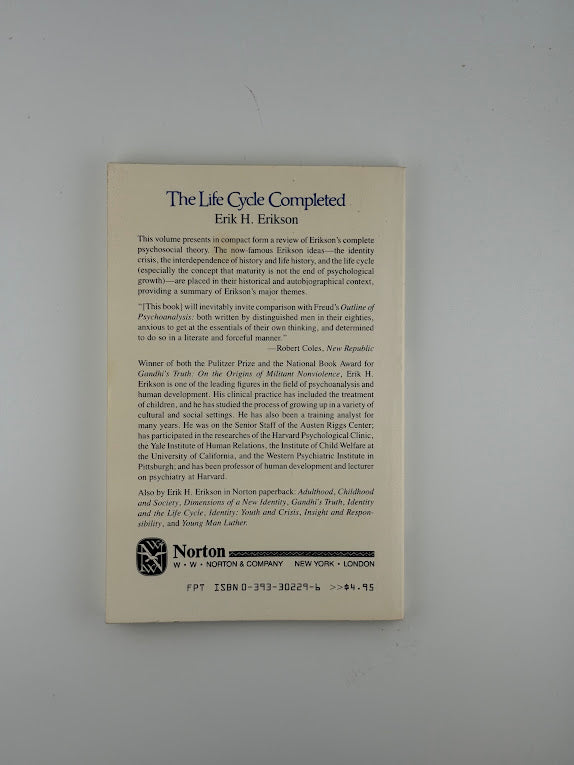 The Life Cycle Completed by Erik H. Erikson