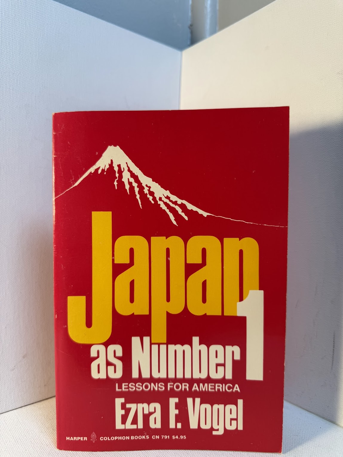 Japan As Number 1 - Lessons for America by Ezra F. Vogel