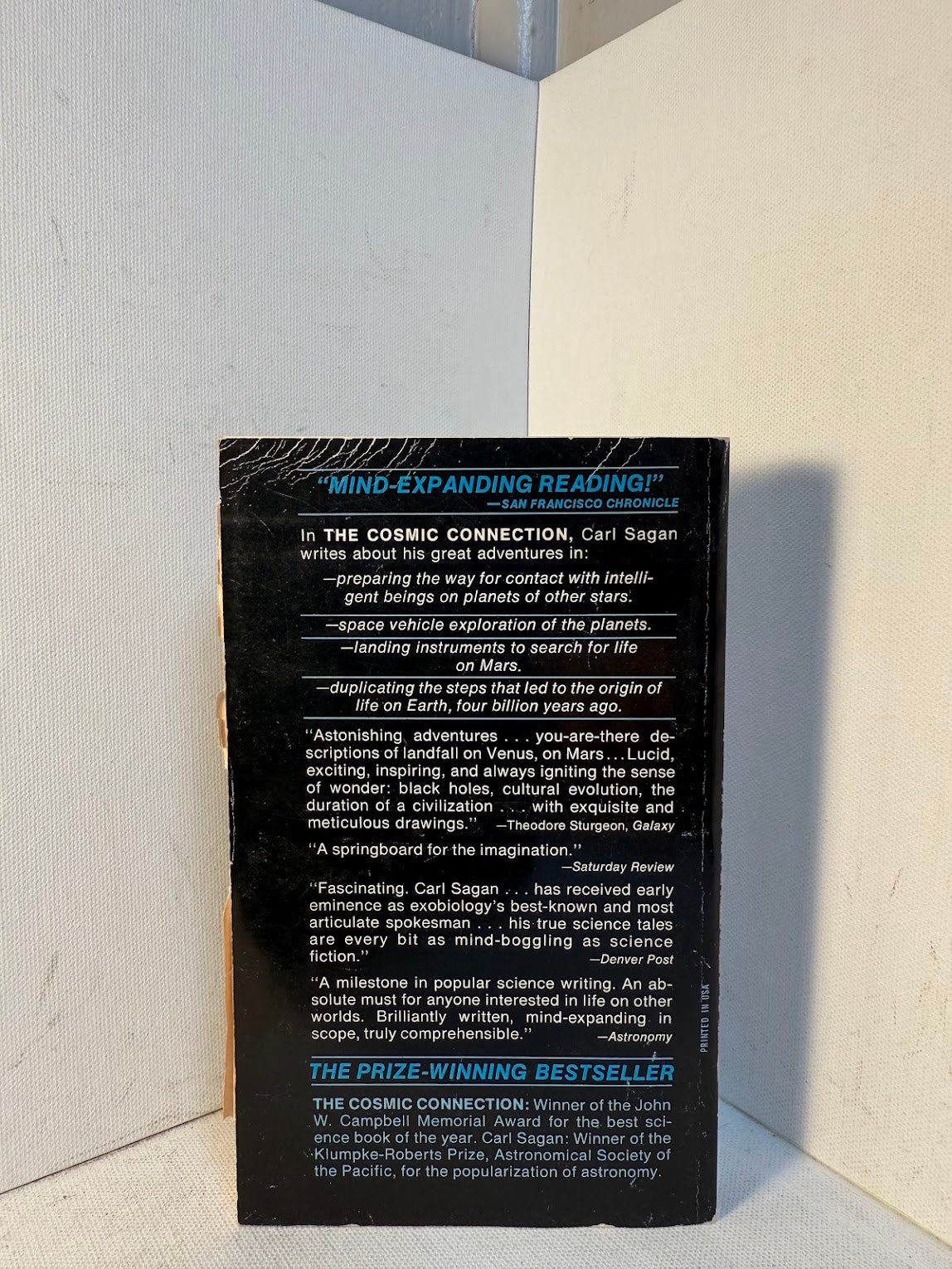 The Cosmic Connection by Carl Sagan