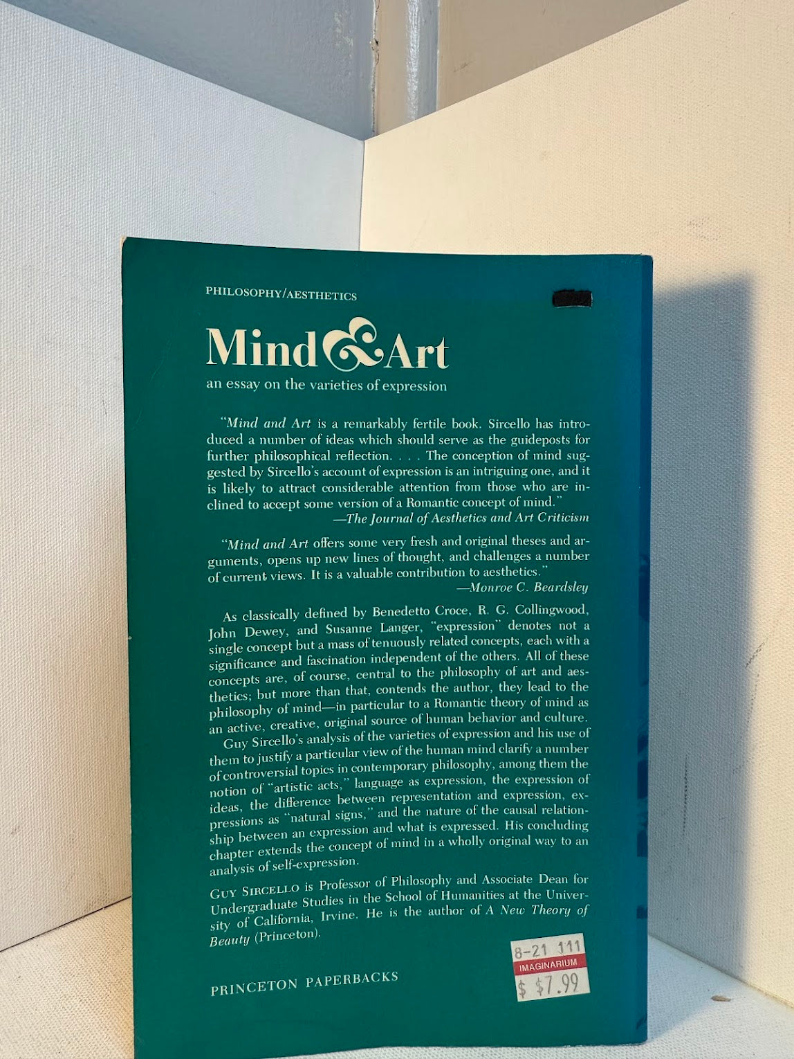 Mind & Art by Guy Sircello