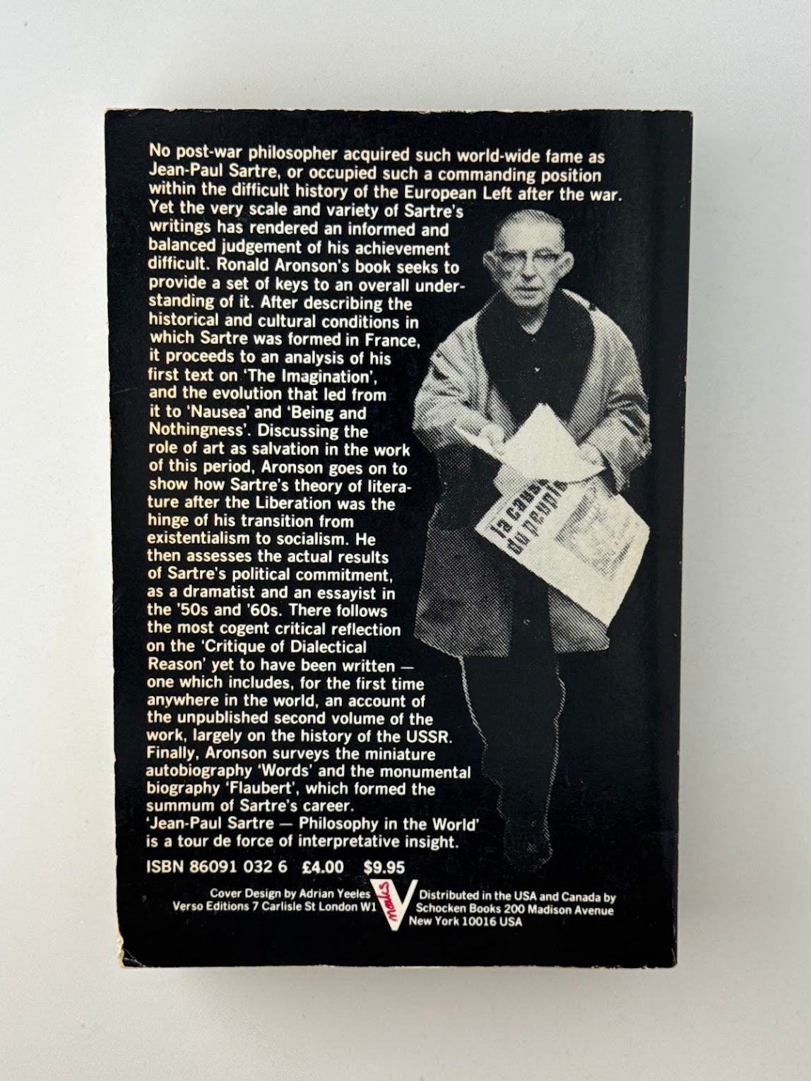 Jean Paul Sartre - Philosophy in the World by Ronald Aronson