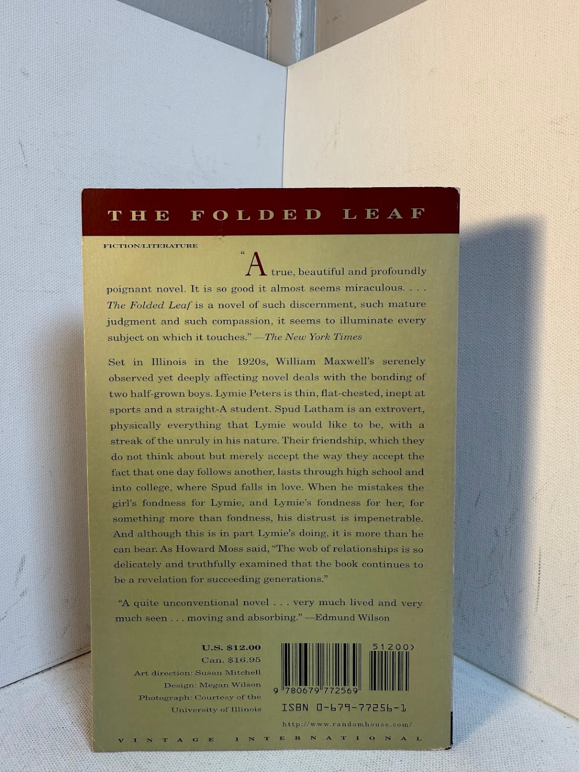 The Folded Leaf by William Maxwell