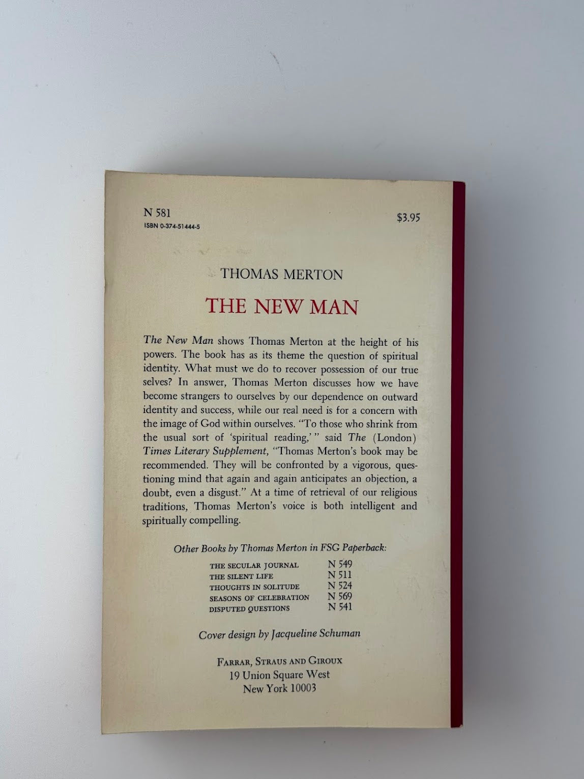 The New Man by Thomas Merton