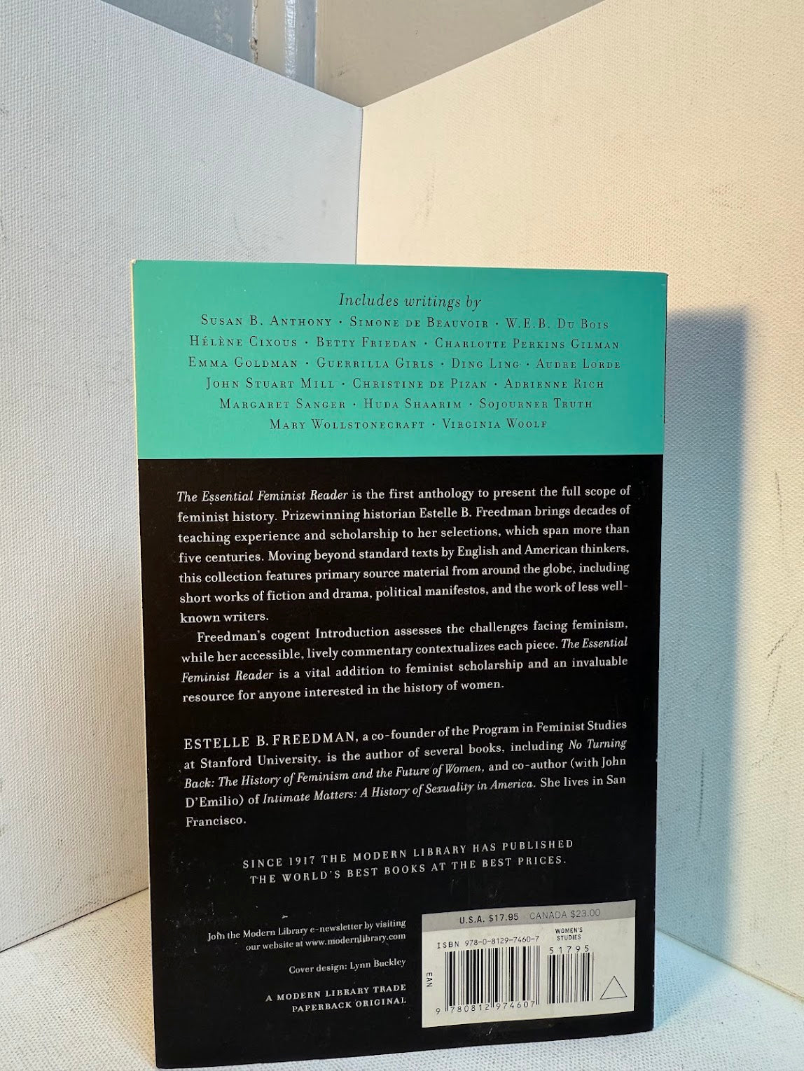 The Essential Feminist Reader edited by Estelle B. Freedman