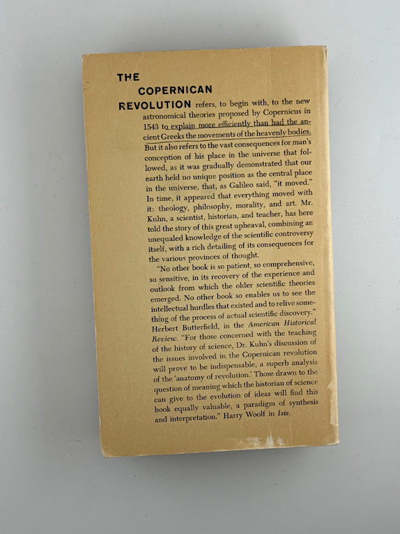 The Copernican Revolution by Thomas S. Kuhn