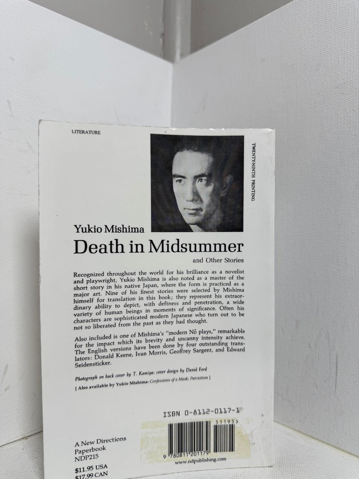 Death in Midsummer and Other Stories by Yukio Mishima