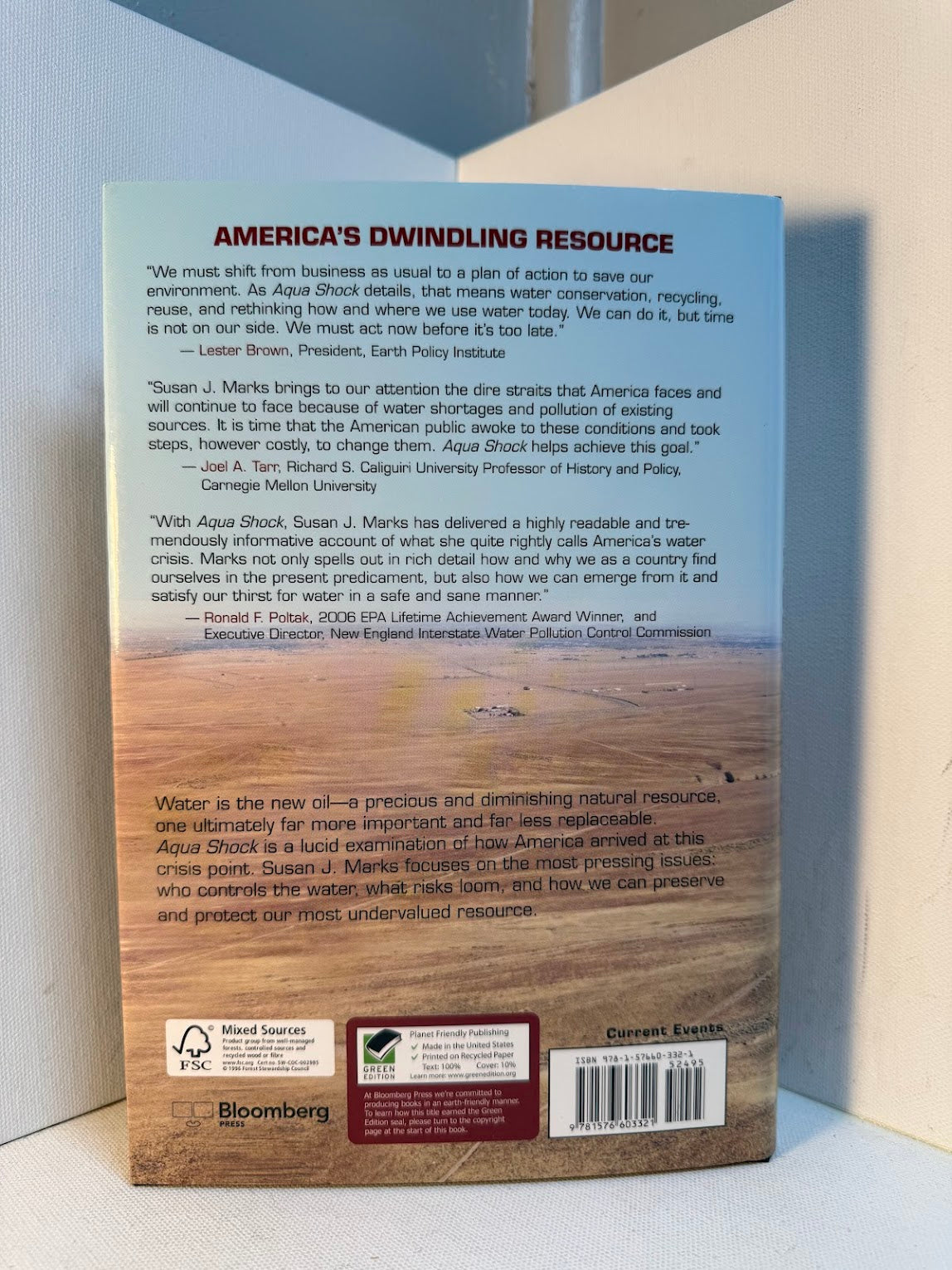 Aqua Shock - The Water Crisis in America by Susan J. Marks