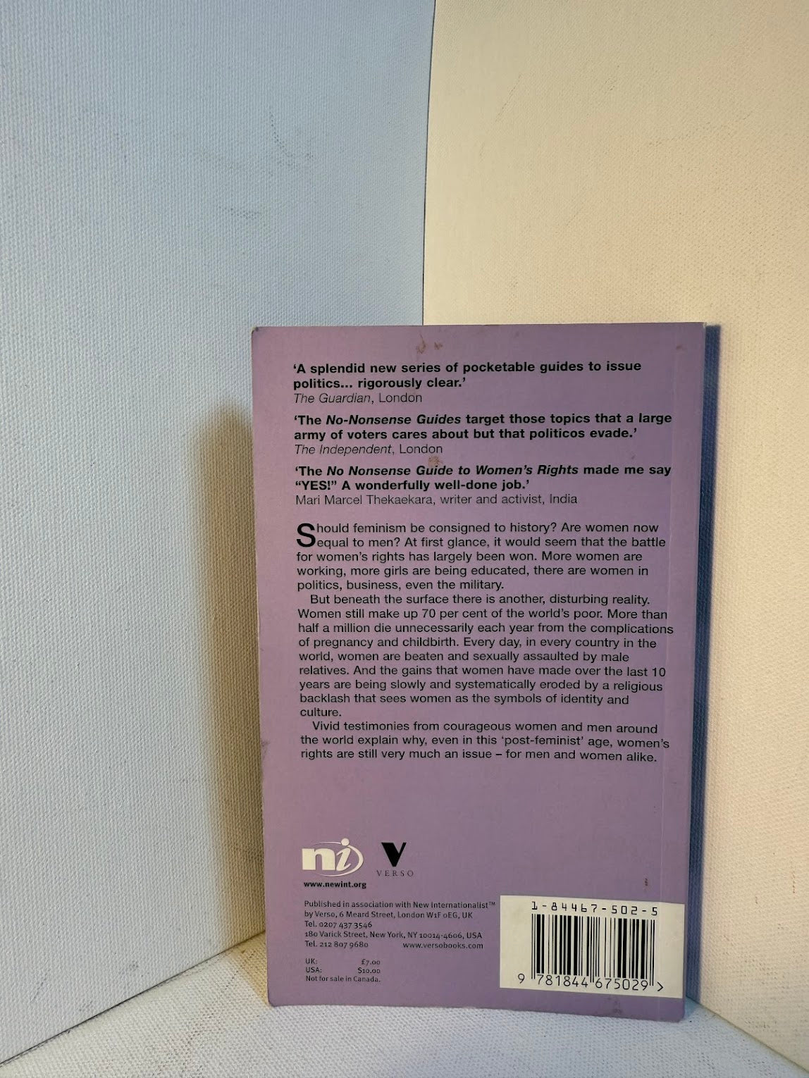 The No Nonsense Guide to Women's Rights by Nikki van Der Gaag
